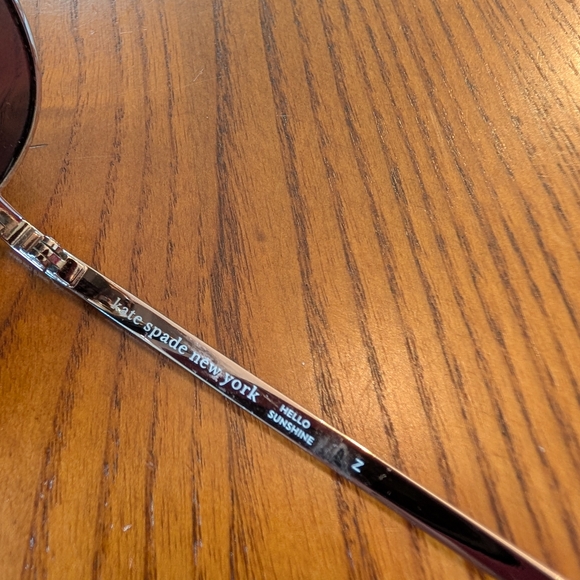 Kate Spade "Avaline" Sunglasses with colorful striped arms - Picture 4 of 7